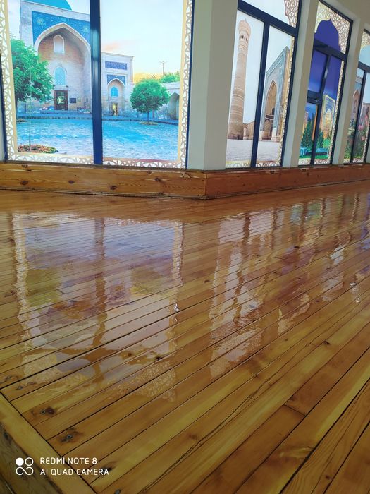 Шлифовка пол паркет лакеровка реставратся хизматлари