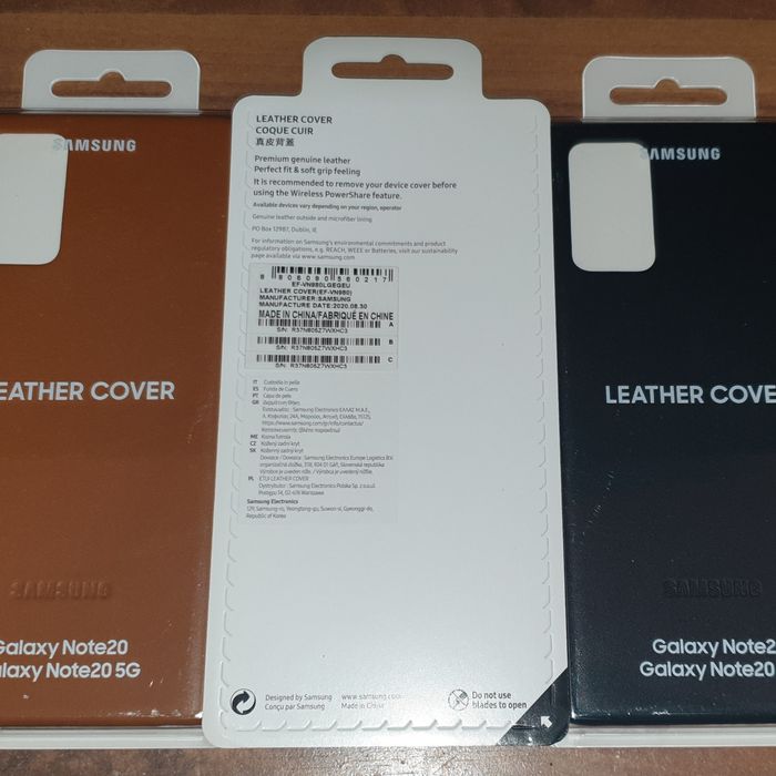 Husa piele originala Samsung Leather Cover Galaxy Note 20 N980 5G N981