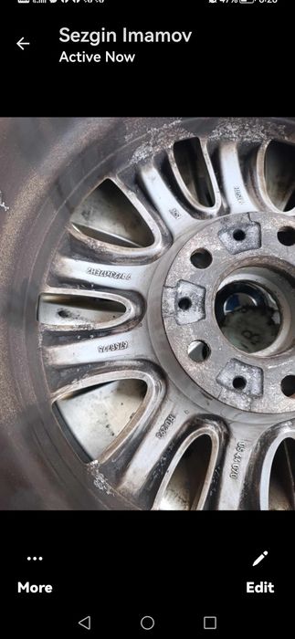 Продавам джанти 17- ли за BMW