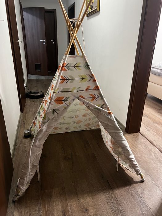 Продавам детска палатка тип типи (teepee)