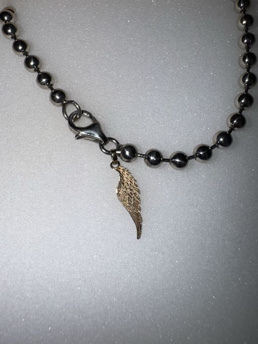 Унисекс Мъжко Дамско колие със златна висулка