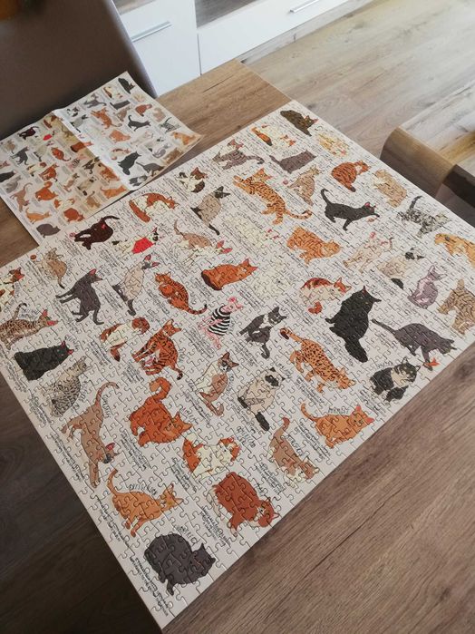Cat Lover's Puzzle 1000 части - пъзел с породи котки