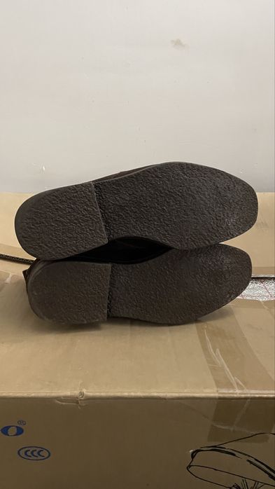 Ботинки зимние замшевые