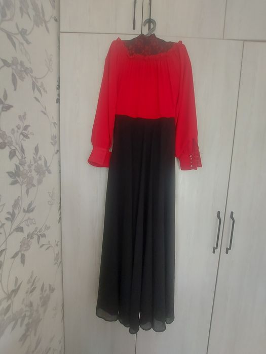 Вечерний куйлак жуда чиройли паси шифон.