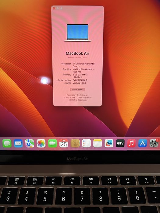 Macbook Air A2179 , model 2020, impecabil