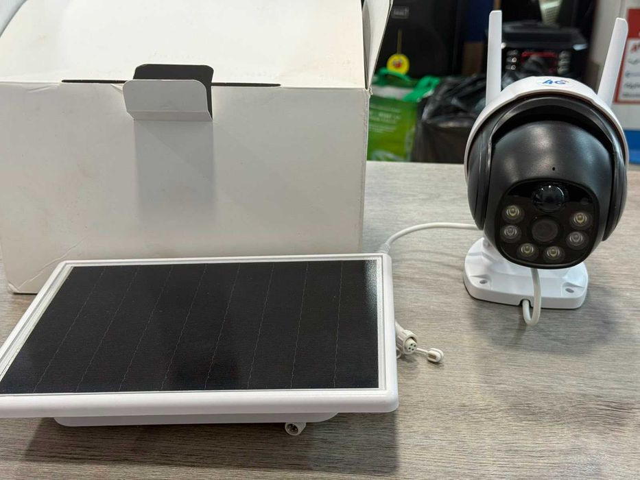 Автономна соларна 4G PTZ камера със SIM карта – външно наблюдение
