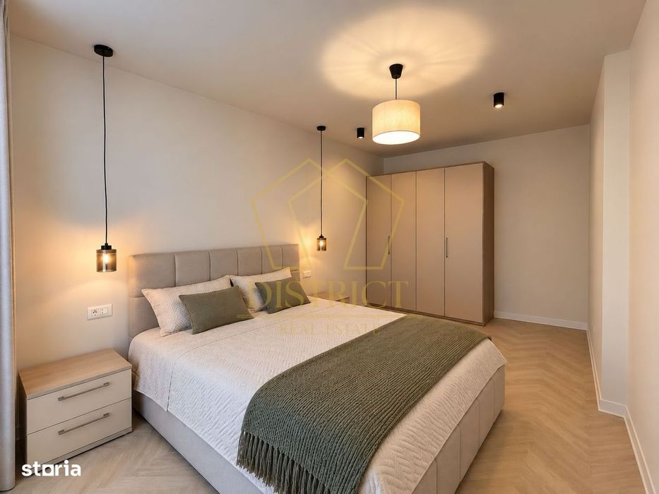 Apartament deosebit cu 2 camere / Prima închiriere bloc nou  / Zona Ar