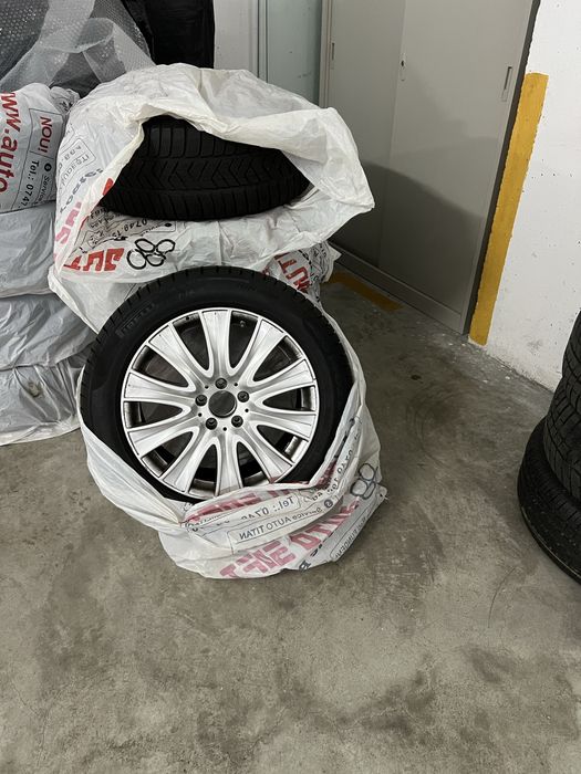 Roti Originale Mercedes + Senzori/Anvelope 245/50/18 Run Flat