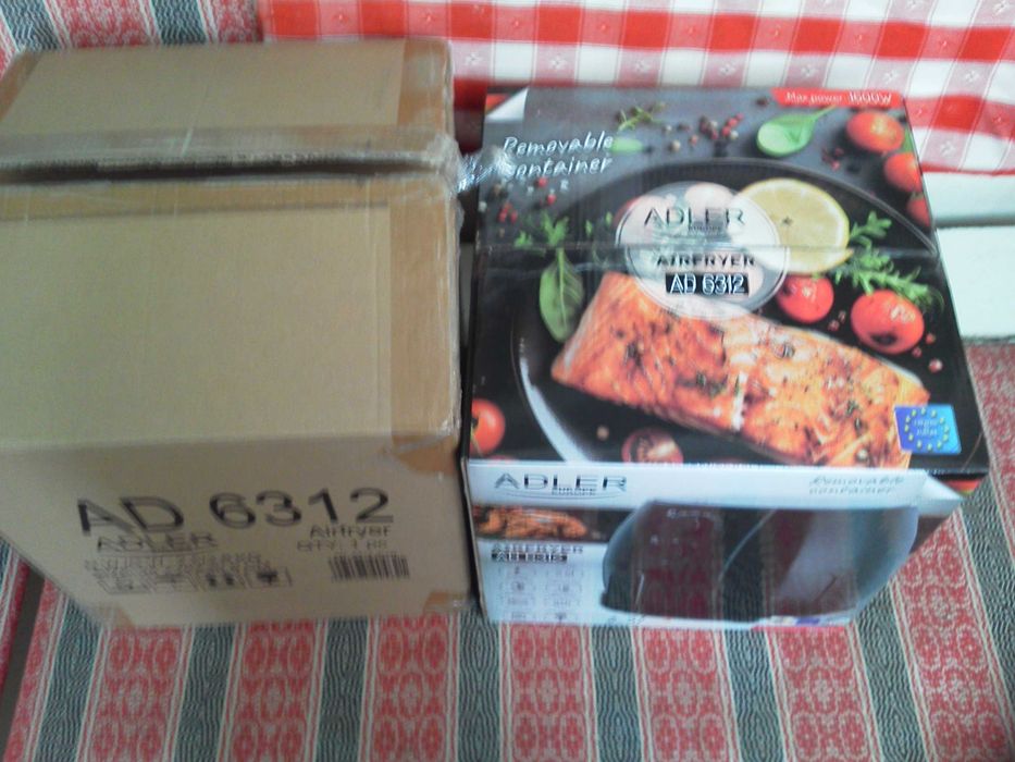 Friteuza cu Aer Cald-ADLER-AD6312 si Set 17 Cutite SHOGUN.