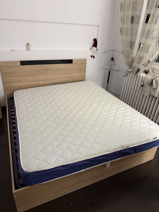 Pat dormitor 160x200 cu saltea