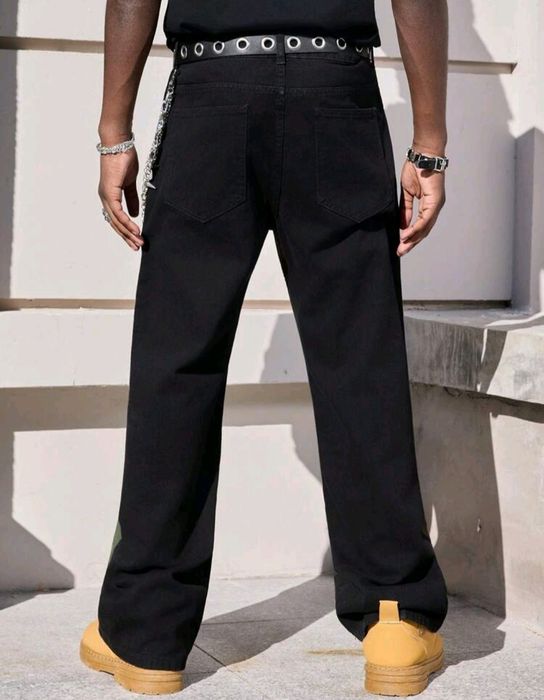 Нови военни дънки baggy панталони камуфлаж  Loose Fit Jeans карго Хл Л