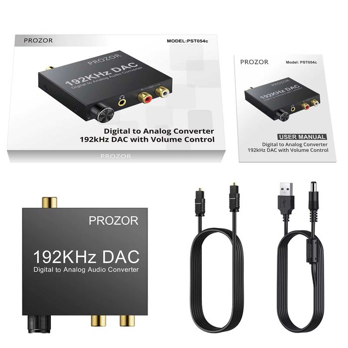 Цифрово аналогов преобразувател Prozor 192kHz DAC + Гаранция