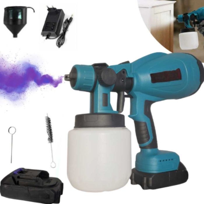 Акумулаторен и безжичен пистолет за боядисване