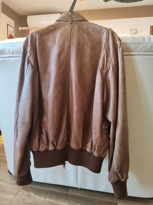 Кожено яке "Guess"  S- размер естествена агнешка кожа