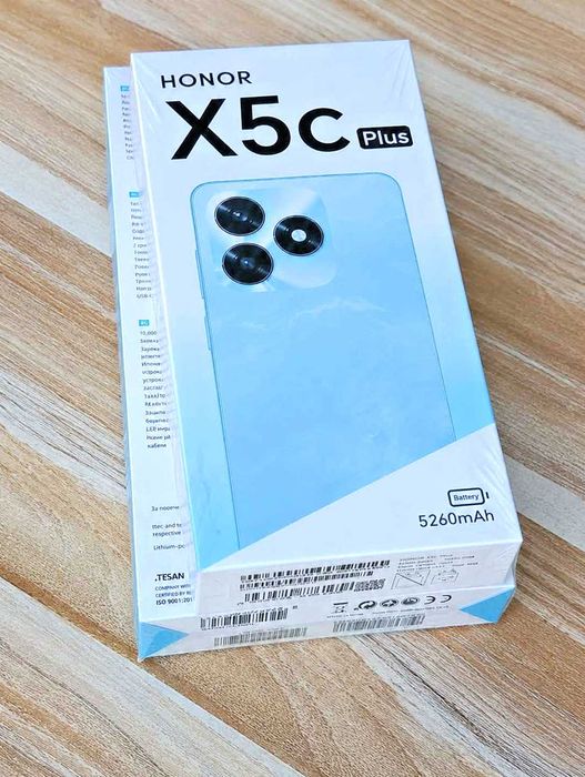 HONOR X5c Plus, черен, 4GB RAM, 64GB ROM + TTEC 10.000Ah външна батерия