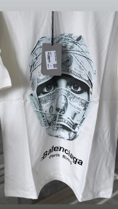 Tricou Balenciaga OFF White Amiri