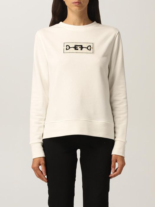 Elisabetta Franchi блуза суитшърт с лого детайл