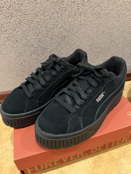 Черни велурени Маратонки Puma