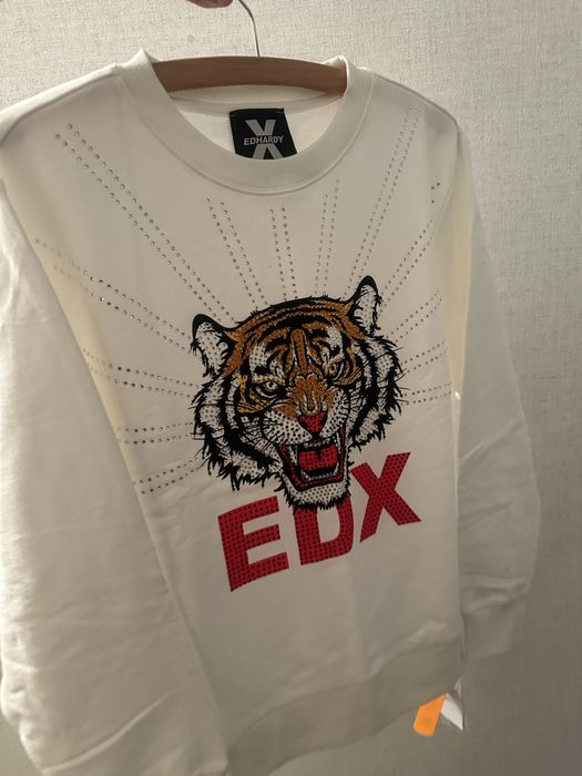 Свитшот Ed Hardy Tiger белый