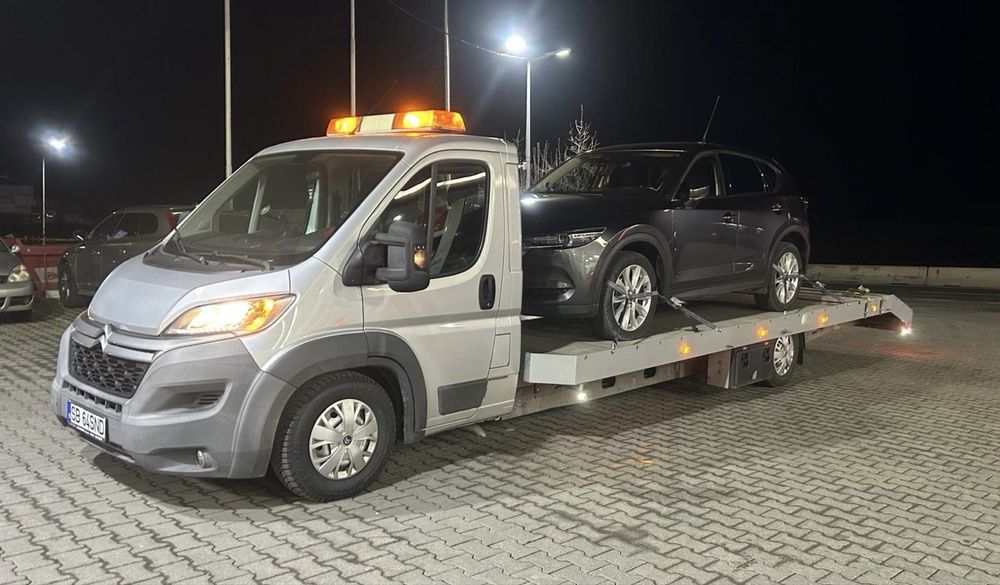 Tractari Auto Ieftine si rapide în Sibiu / Asistenta Rutiera A1 /Platforma utilaje , ATV uri , Panouri