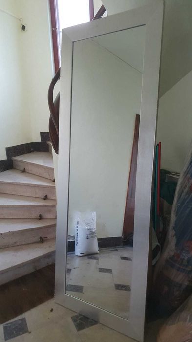 oglinda living gri metalizat