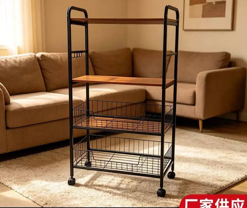 Кухонная этажерка на колёсиках