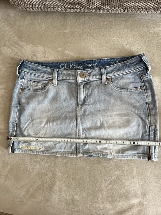 Къса оригинална дънкова пола на Guess/Гес-26номер