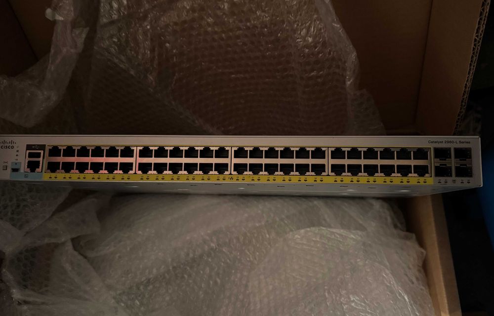 WS-C2960L-48PS-LL,Cisco Catalyst 2960L Switch,48xGigE PoE/4x1G SFP/LAN