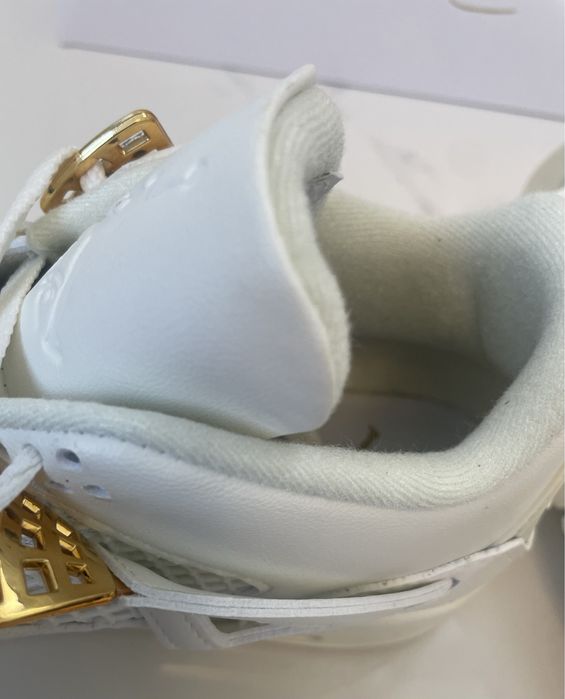 Air Jordan 4 Retro Metallic Gold White Full Box Verificare Colet