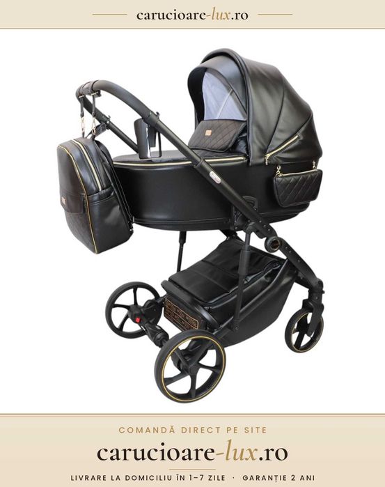 Cărucior 4 în 1 Sojan Citax Exclusive Negru Total – carucioare-lux.ro