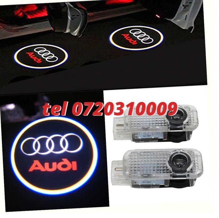 Proiectoare Logo Portiere Audi Cu Emblema Audi