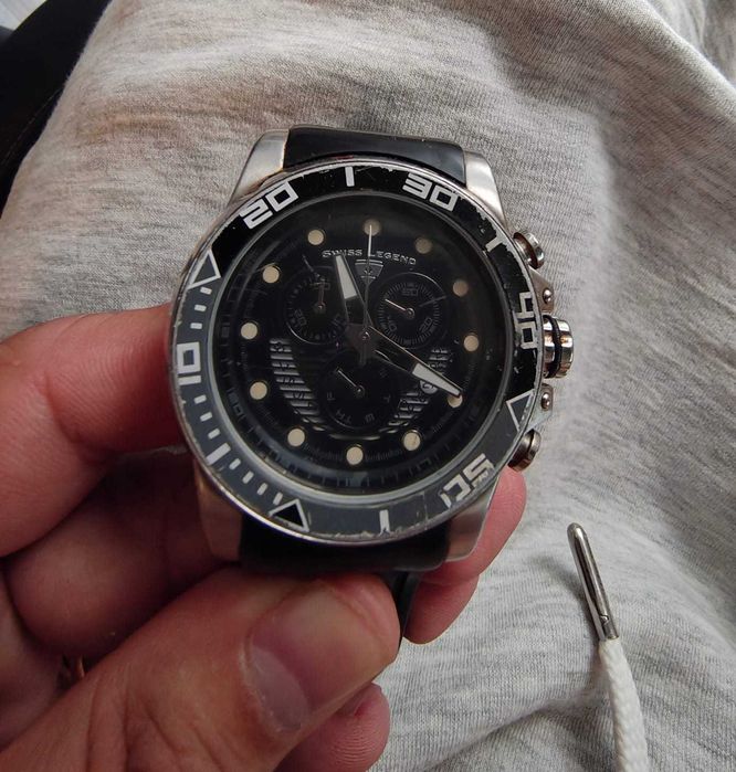 Ceas bărbătesc Swiss Legend Avalanche cronograf, original