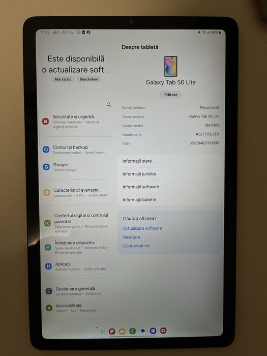 Samsung Tab S6 Lite (2022 edition)