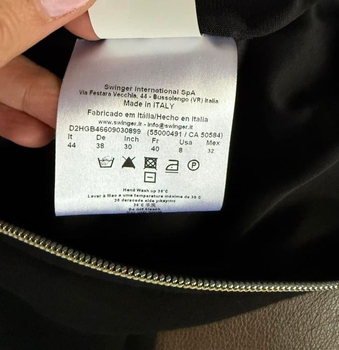 Рокля- VERSACE JAENS, черна, размер: S,