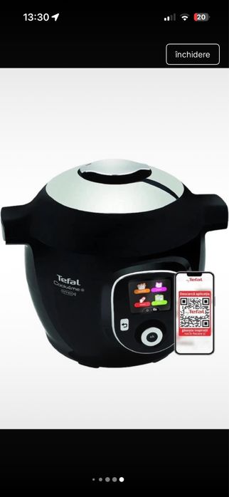 Tefal cook4me black oala sub presiune