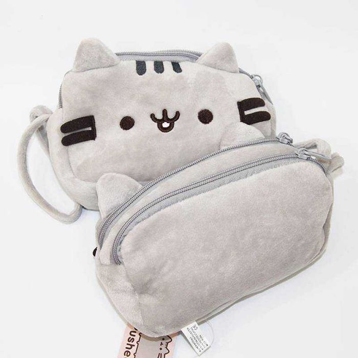 Jucarie Penar dublu cu 2 fermoare, Pusheen The Cat, din plus