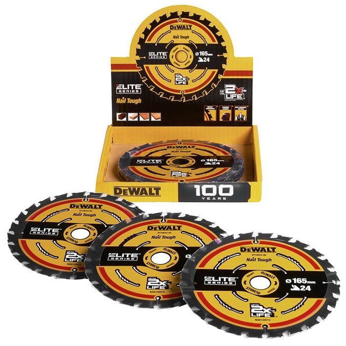 DeWALT Диск за  Циркуляр 165 mm - Карбидно Закален