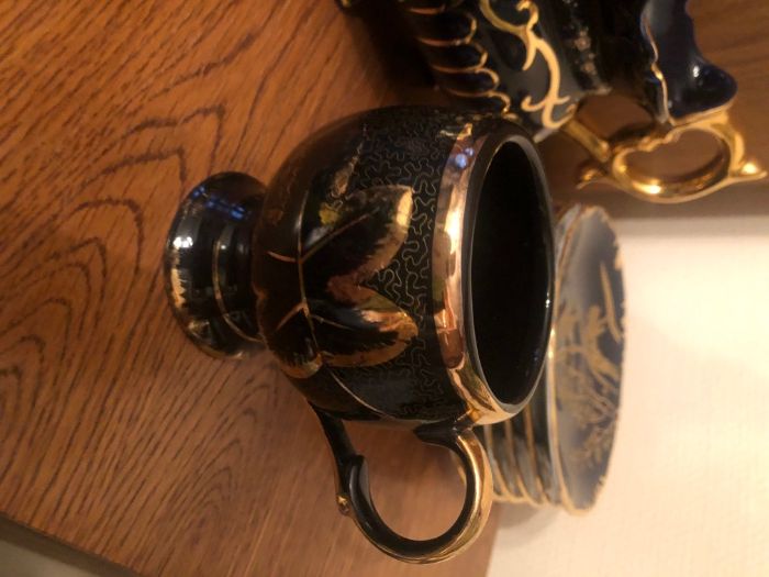 Кобальтовый чайный набор