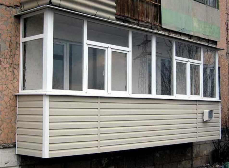 Ремонт балкона и утепление