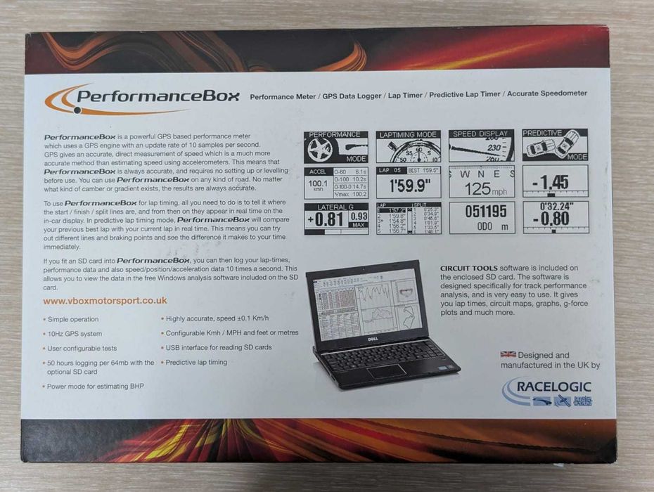 Продам RACELOGIC Performance Box
