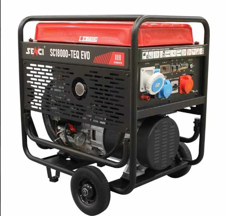 Бензинов генератор за ток SENCI SC18000TEQ EVO/ 17kW/ 230V/400V