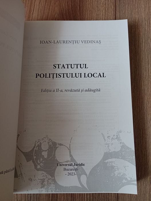 Cărți juridice poliția locală