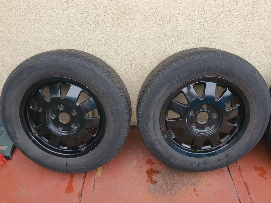 5x112 Vand 2 jante "15 originale Audi A4 B5 cu cauciucuri de vară bune