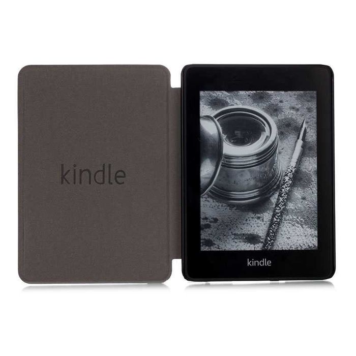 Husa Smart Amazon Kindle Paperwhite 1 2 3 + folie + stylus