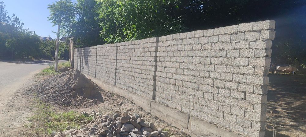 Шлакаблок терамиз стяшка фундамент ишларини киламиз