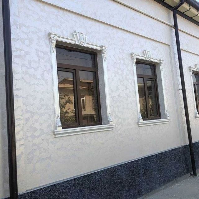 Fasad Tiravertin ishlari