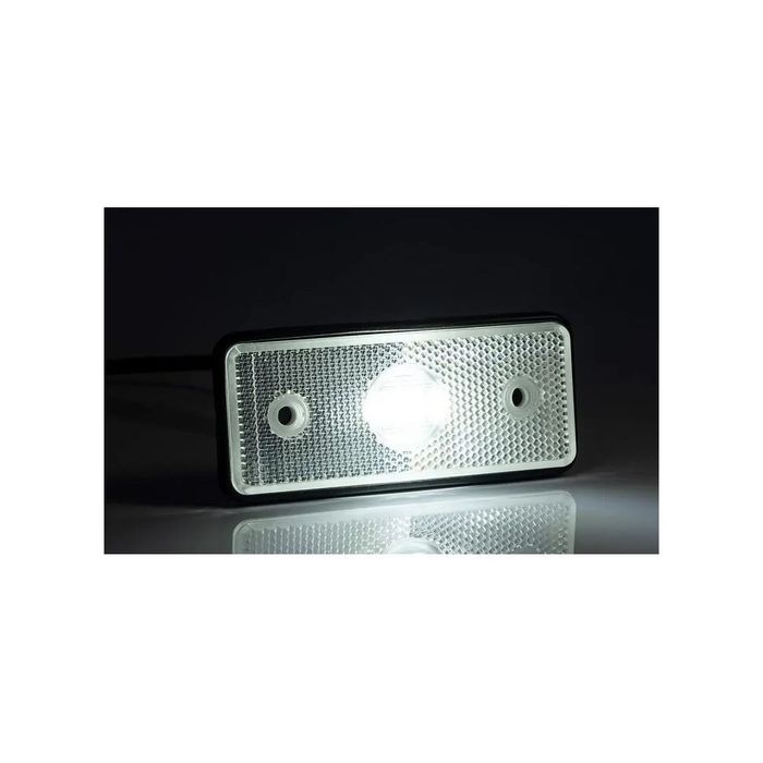 Lampa gabarit 110x45, LED, alba, 12-36Fristom
