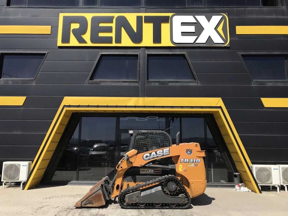 Верижен мини челен товарач 3900 кг. Case TR310