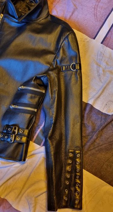 Geaca de dama Hard Leather Stuff slimfit din piele naturala, gothic XL