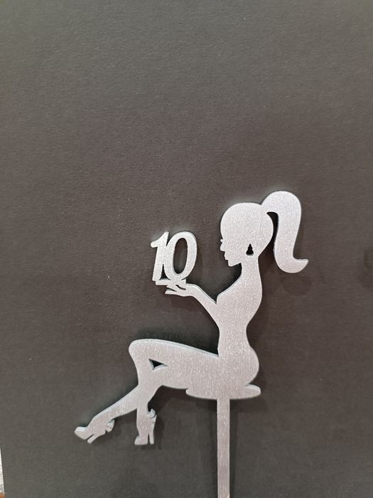 Топпер на торт цифра 10